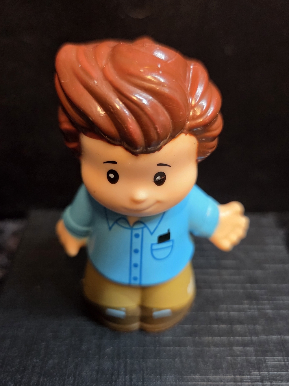 Fisher Price Little People Sweet Sounds home house Dad boy father brown hair toy